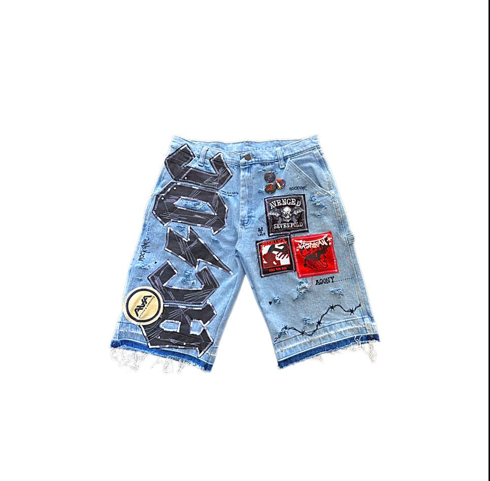AC/DC “ Rockstar” Jorts