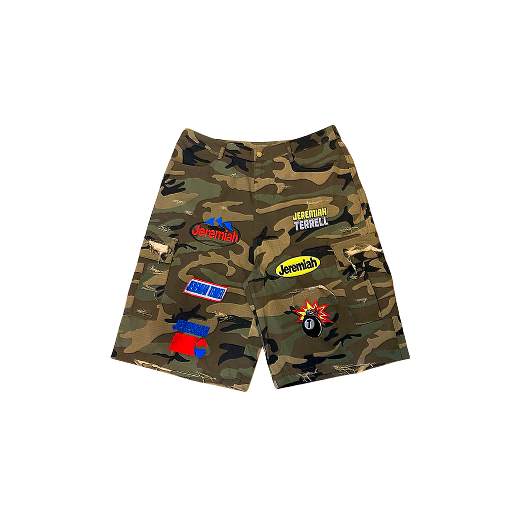 High End Human Camo Jorts