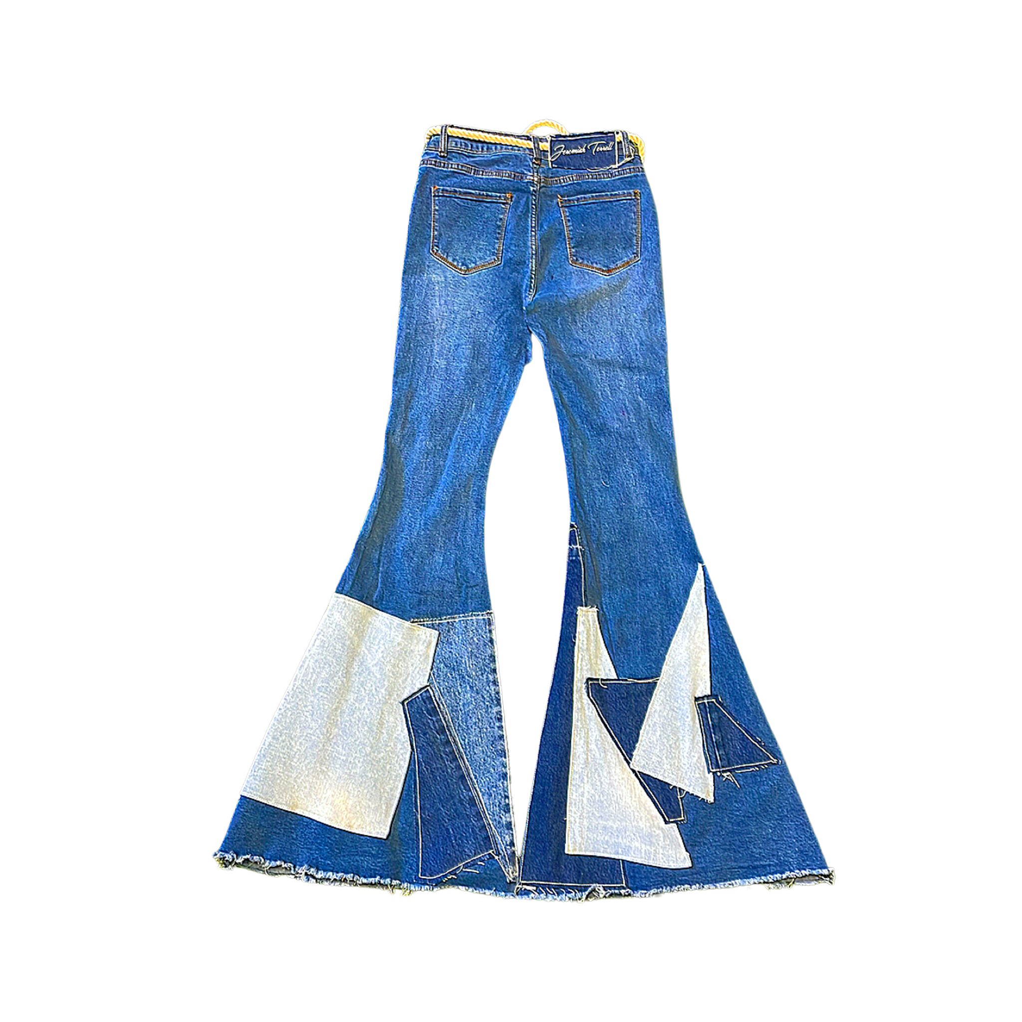 Women’s “ Patchwork “ Super Flare Jeans