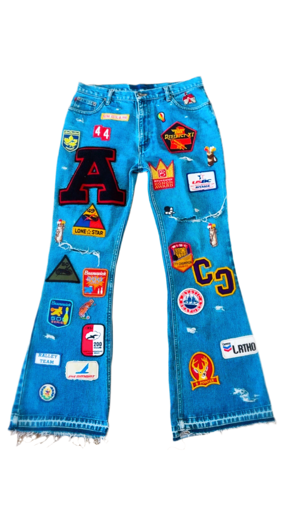 Vintage Patch Work Jeans