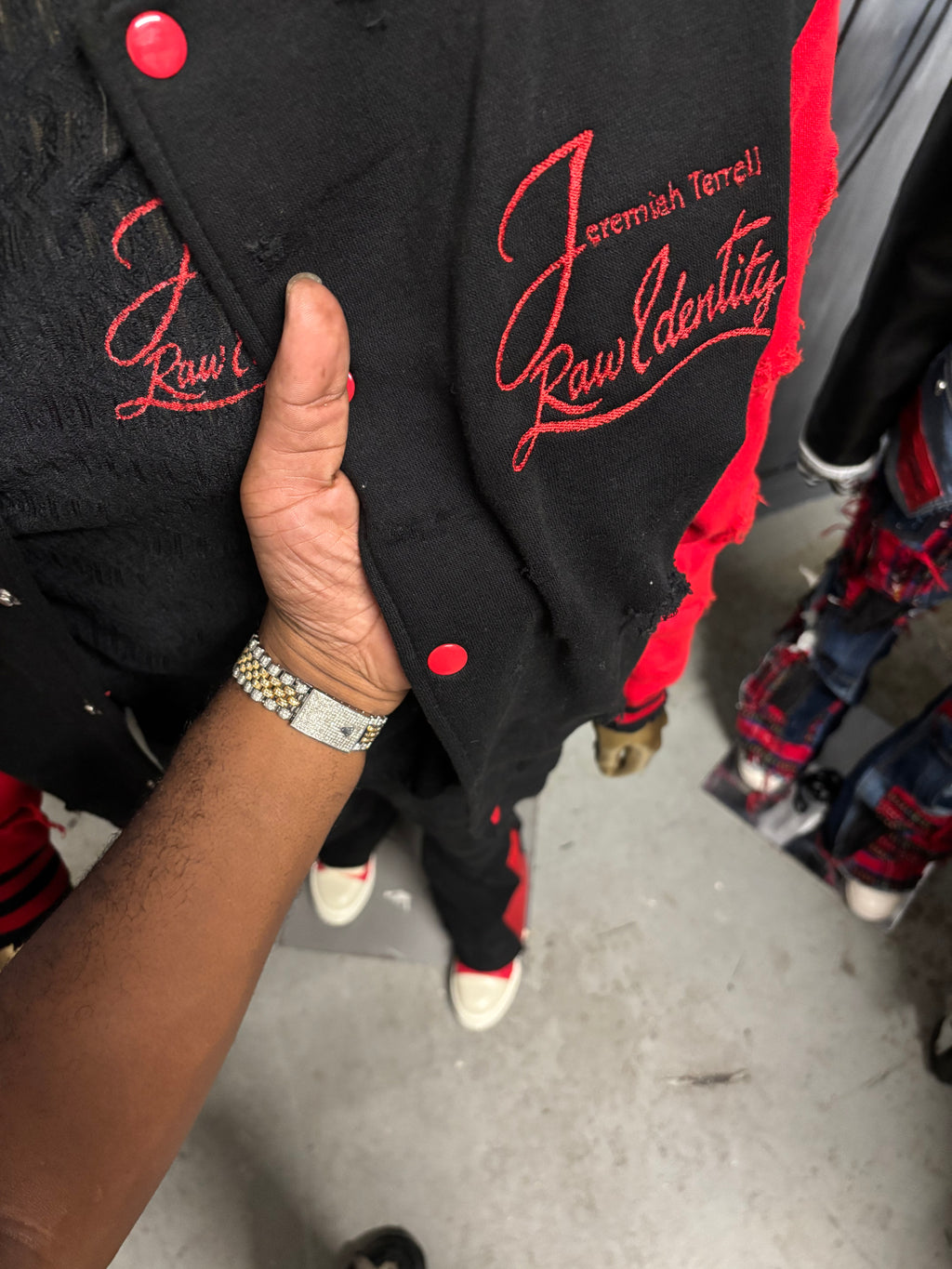 Raw Identity Varsity Jacket