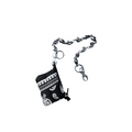 Paisley Puffer Wallet Chain