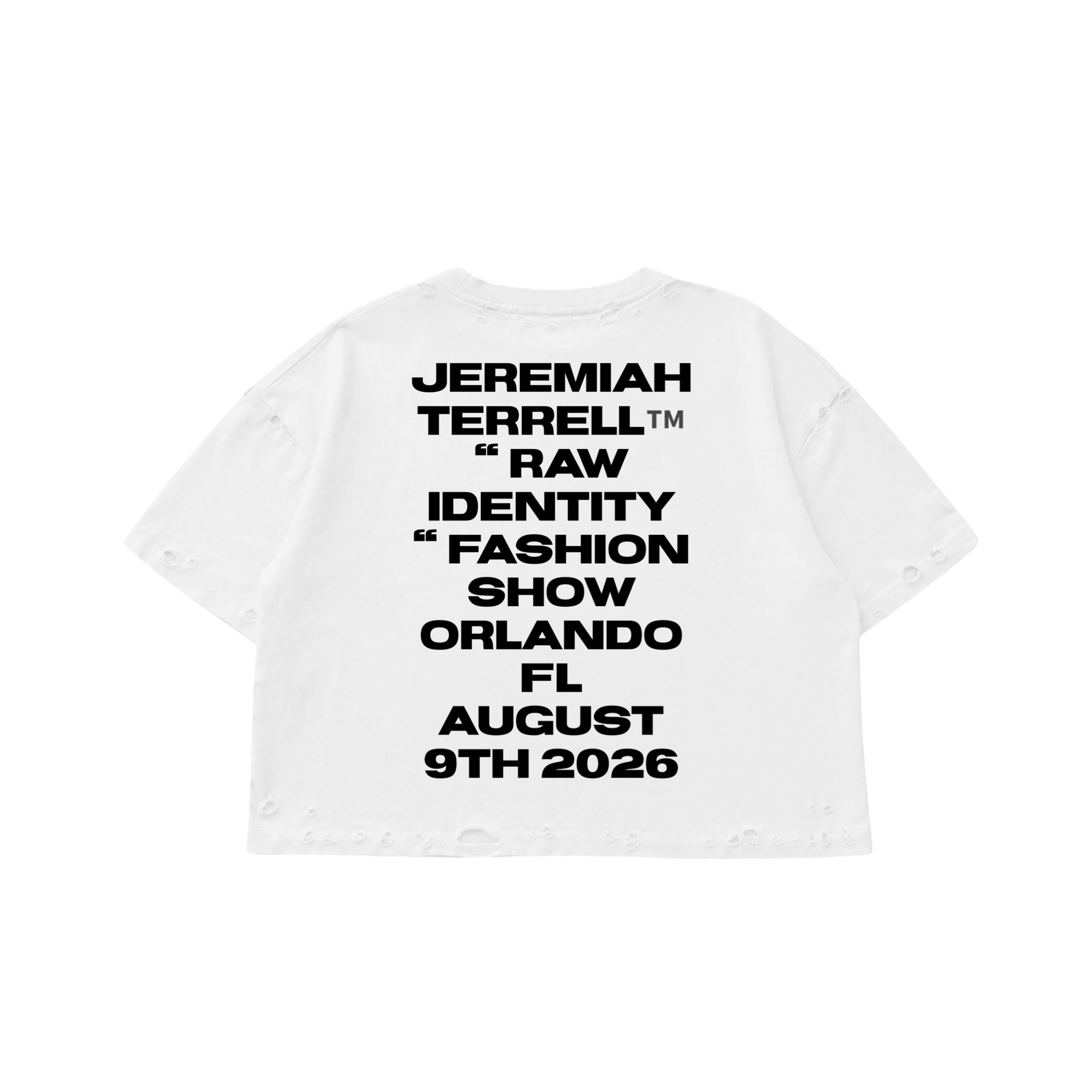 “ Raw Identity “ Fashion show Shirt